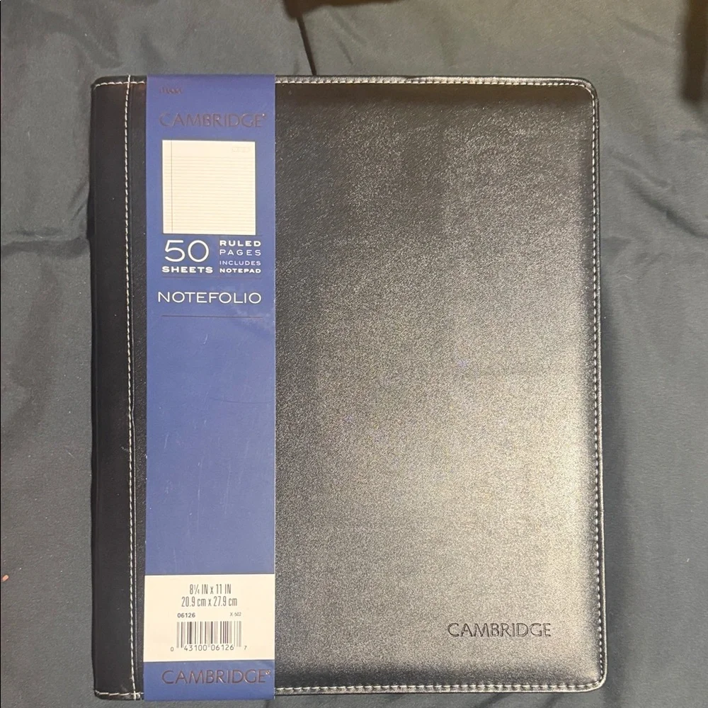 Cambridge Black Notefolio Binder